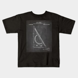 Architectural Engineer Patent - Graduation Office Art - Black Chalkboard Kids T-Shirt